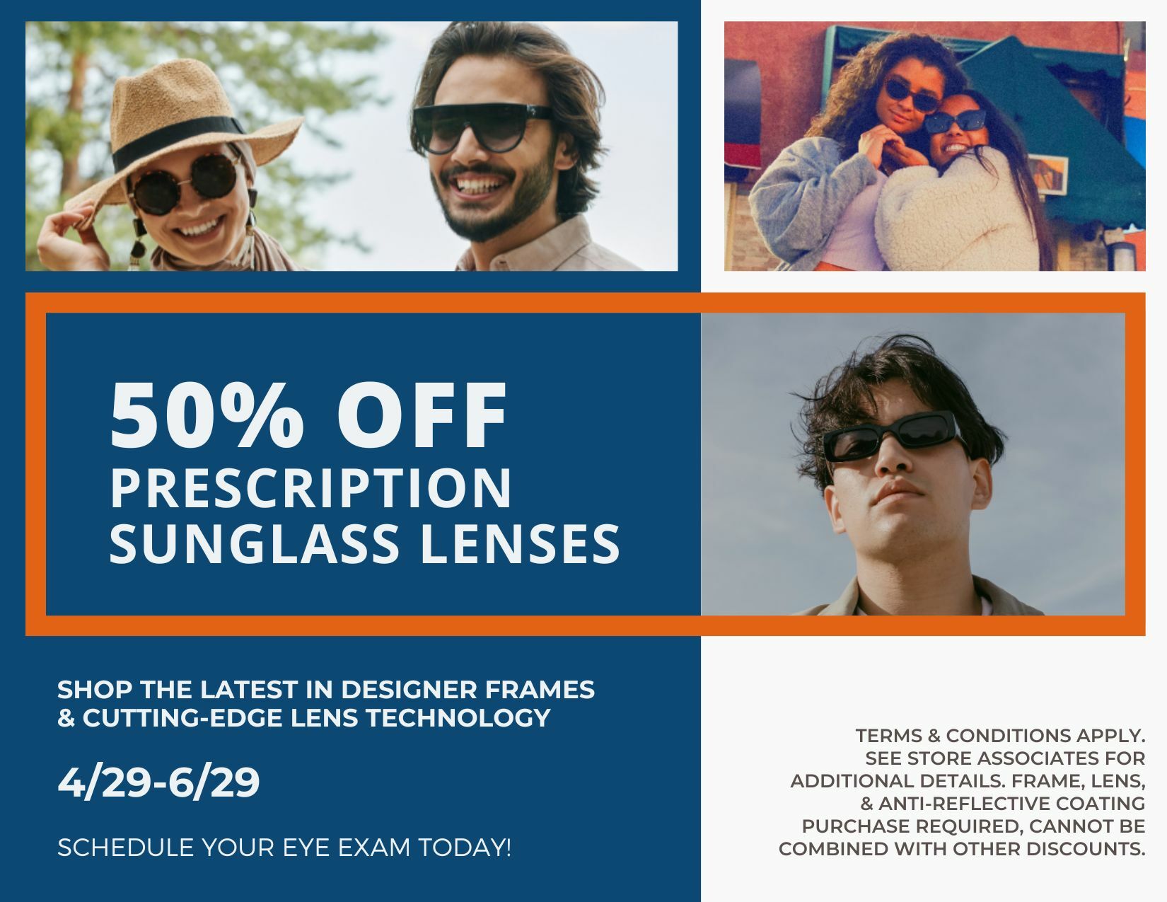 50% OFF Prescription Sunglass Lenses